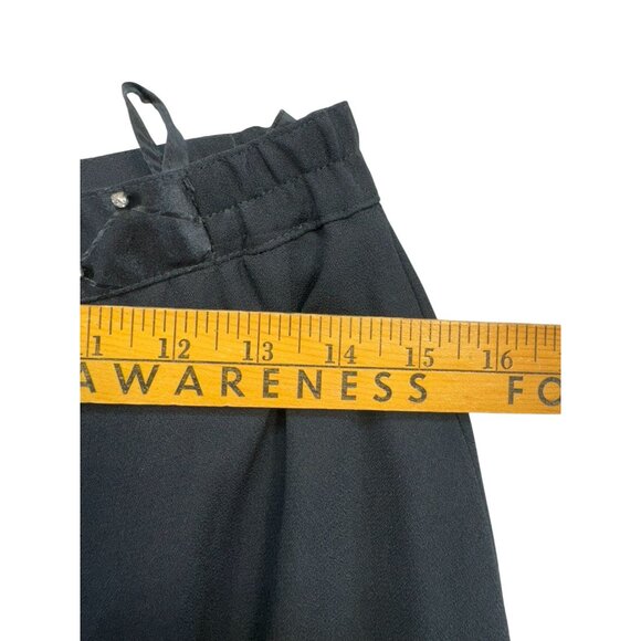 St. Anthony Evening  2-Piece Womens Suit Set Size 10 Black Embellished Collar Cu - Picture 16 of 16